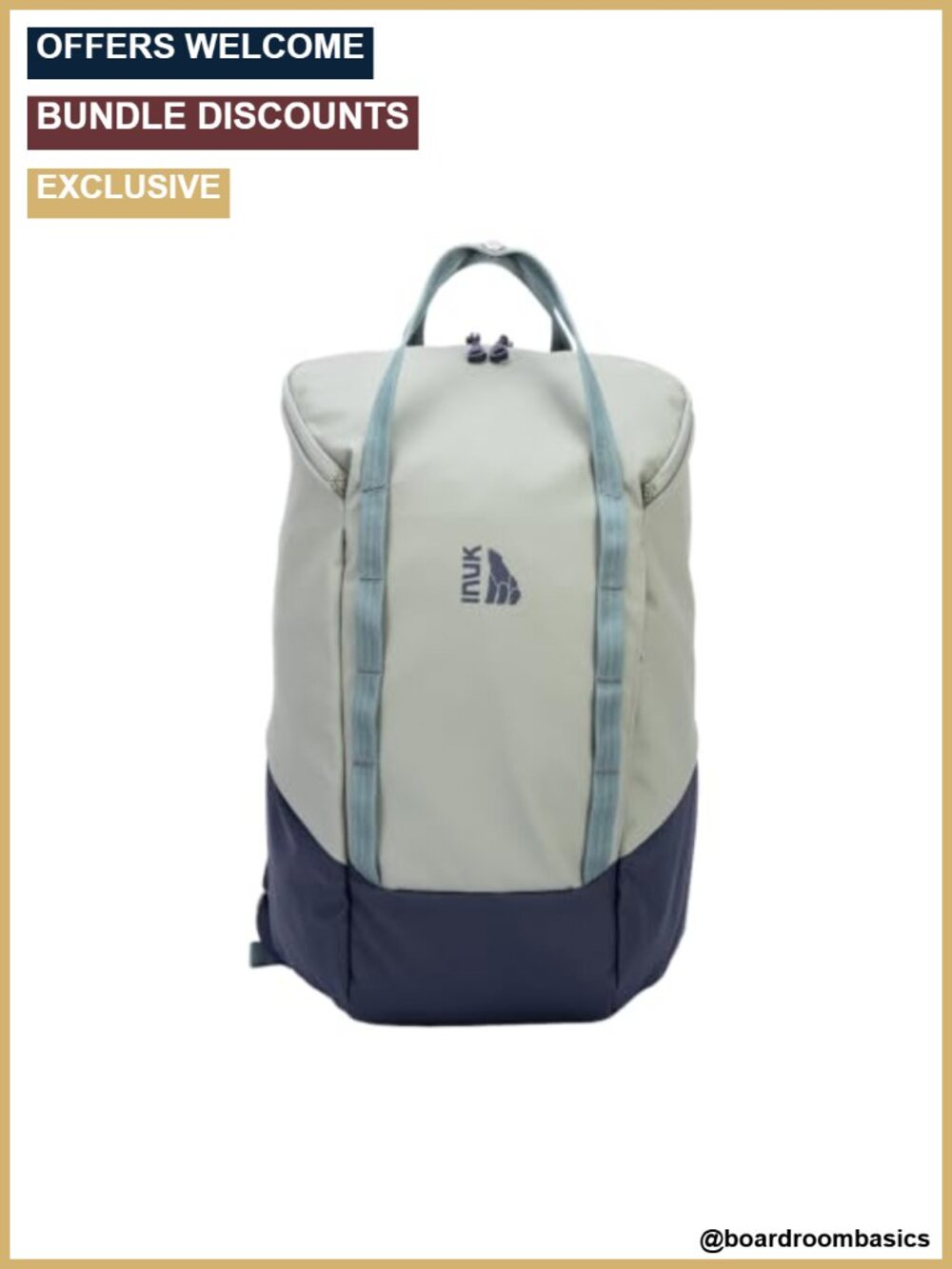 25L Recycled Waterproof Laptop Backpack Travel Daypack